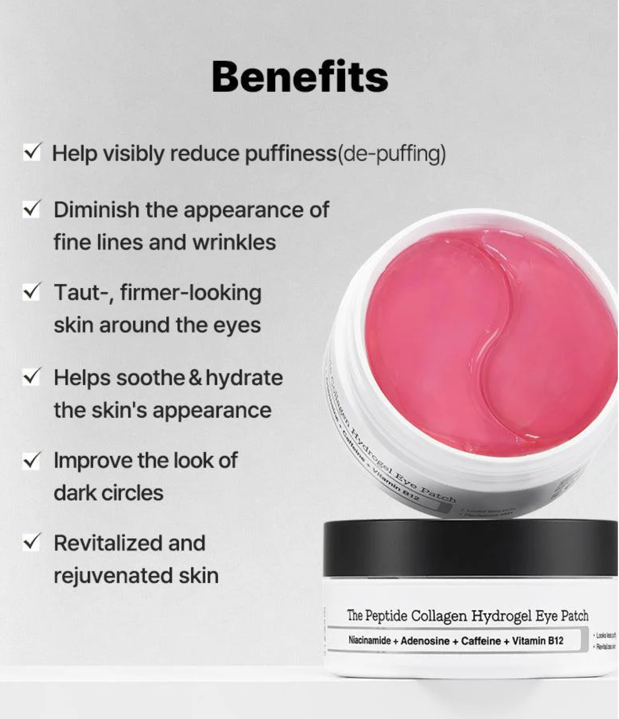 The Peptide Collagen Hydrogel Eye Patch